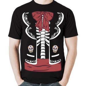 Mariachi Day of the Dead Skeleton T-Shirt Wholeale